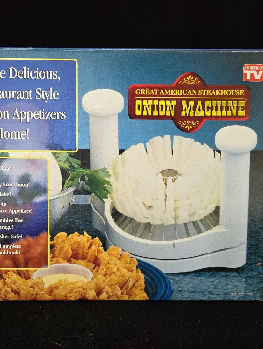 Great American Steakhouse Blooming Onion Machine w/Cookbook As Seen On TV EUC